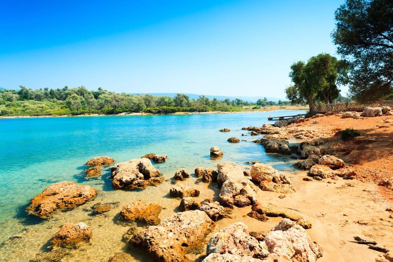 Coastal landscape on Cleopatra