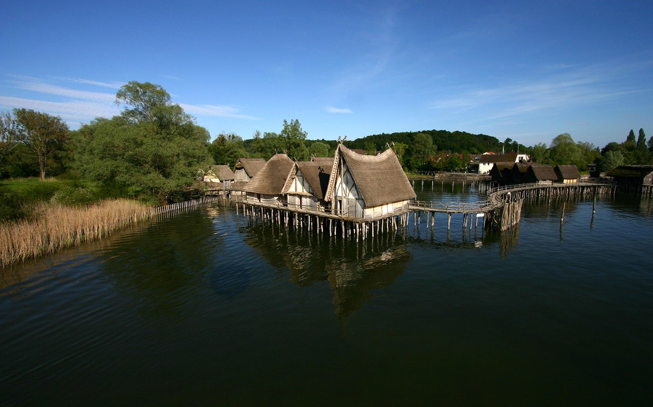 Dwelling by the lake